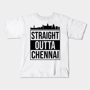 Straight Outta Chennai Tamilnadu India Kids T-Shirt